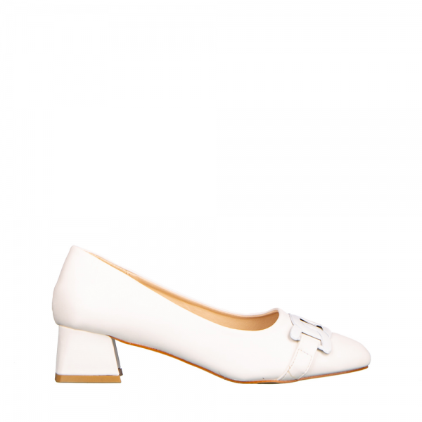 Γυναικεία παπούτσια  Emina λευκό, 2 - Kalapod.gr